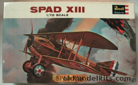 Revell 1/72 Spad XIII, H627-60 plastic model kit